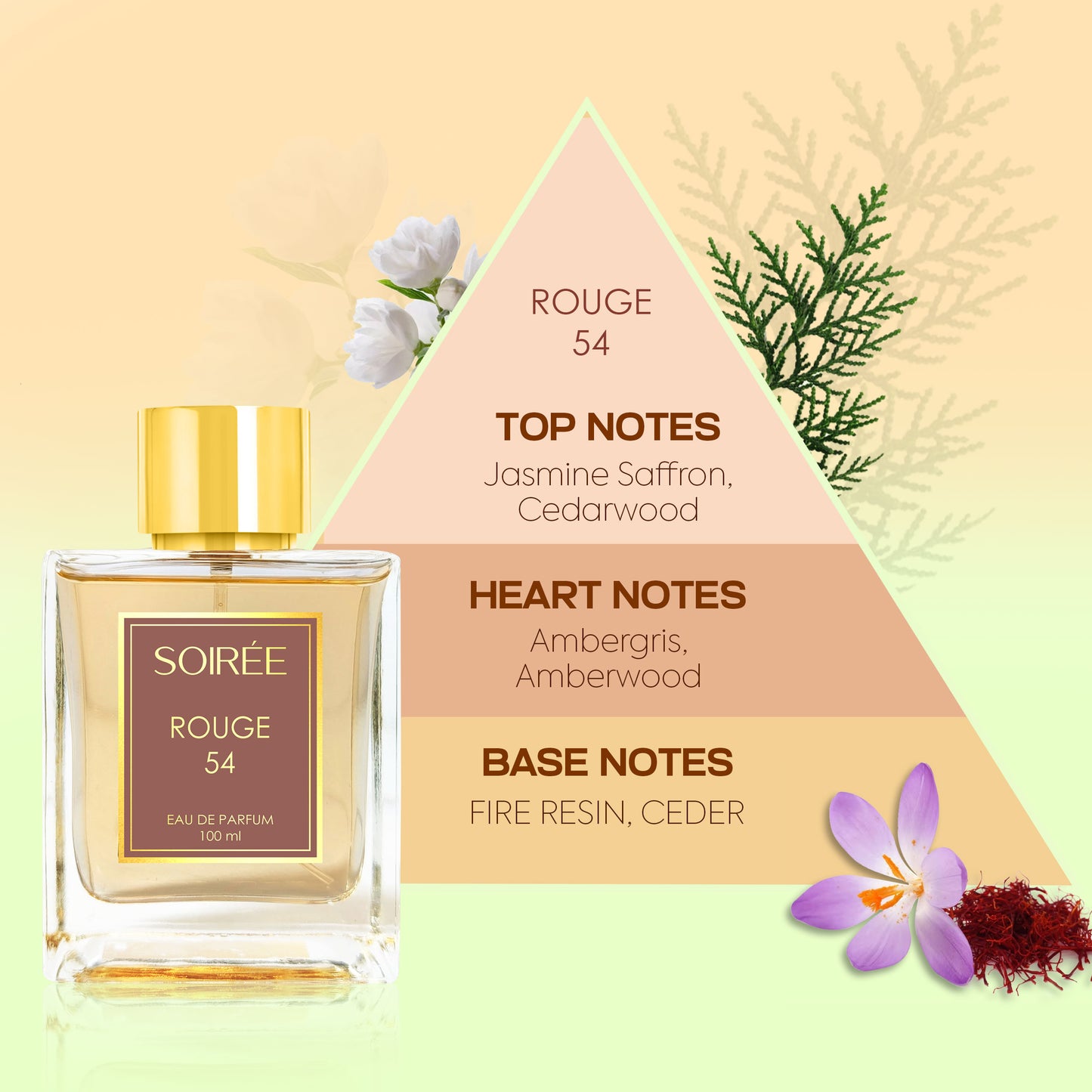 Soirée Rouge 54 100ml Edp Parfum