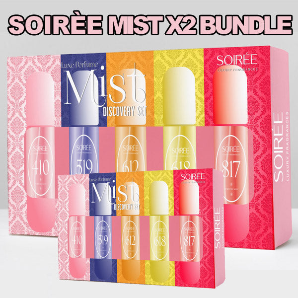 Soirée Mist X2 Bundle of 5pcs x 50ml Luxe Mist Discovery Gift Set