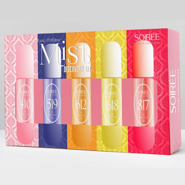 Soirée Mist X2 Bundle of 5pcs x 50ml Luxe Mist Discovery Gift Set
