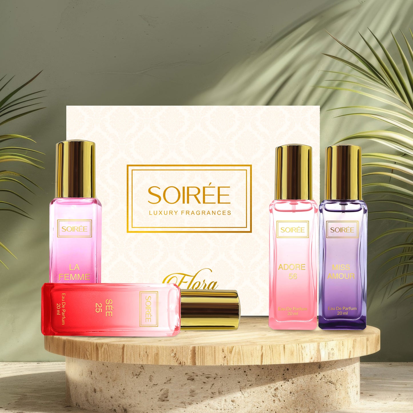 Soirée Flora x2 Fragrance Gift Set Bundle