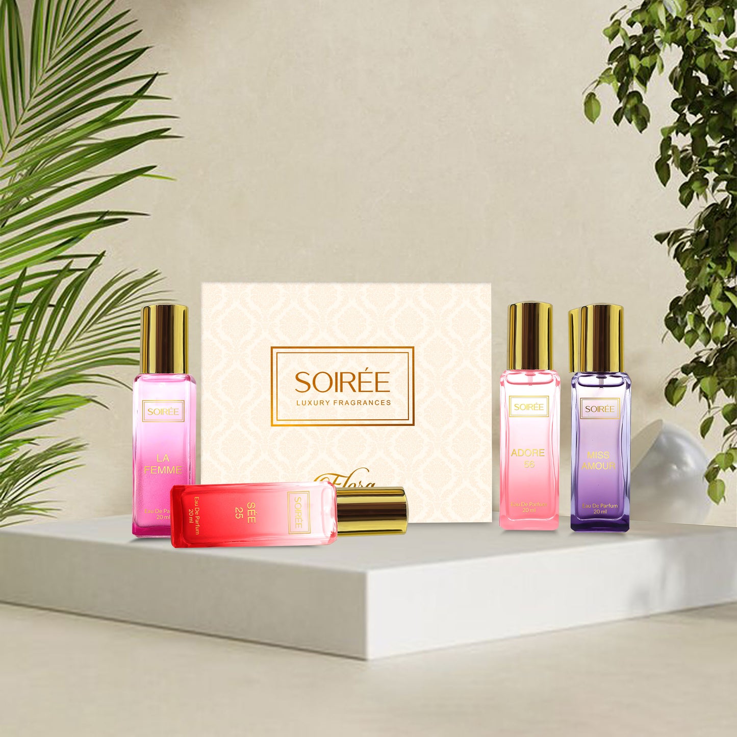 Soirée Flora x2 Fragrance Gift Set Bundle